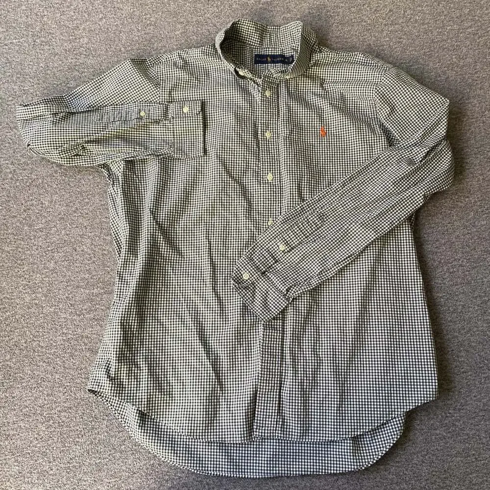 Polo Ralph Lauren Men’s XL Check Long Sleeve Button Up Collared Shirt
